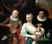 VIVARINI, family of painters Mother and child with Harlequin France oil painting artist